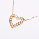 TIFFANY & Co. Tiffany Heart Motif Women's Diamond/K18YG Necklace A Rank Used Ginzo
