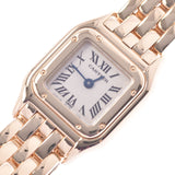 CARTIER Cartier Cartier mini Panthers women'S YG watch Quartz White Dial A Rank used silver jewelry