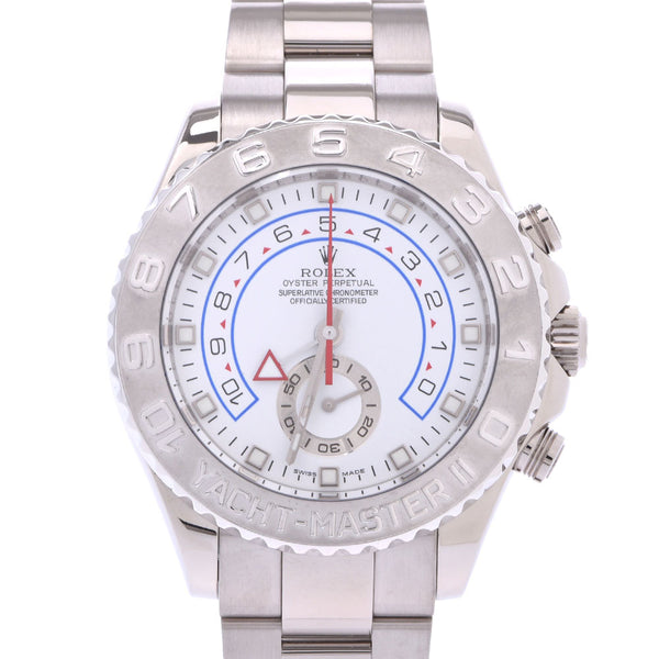 ROLEX Rolex Yachtmaster: 116689 Men' s WG/PT wristwatch, automatic white, white, A-rank, used silver storehouse.