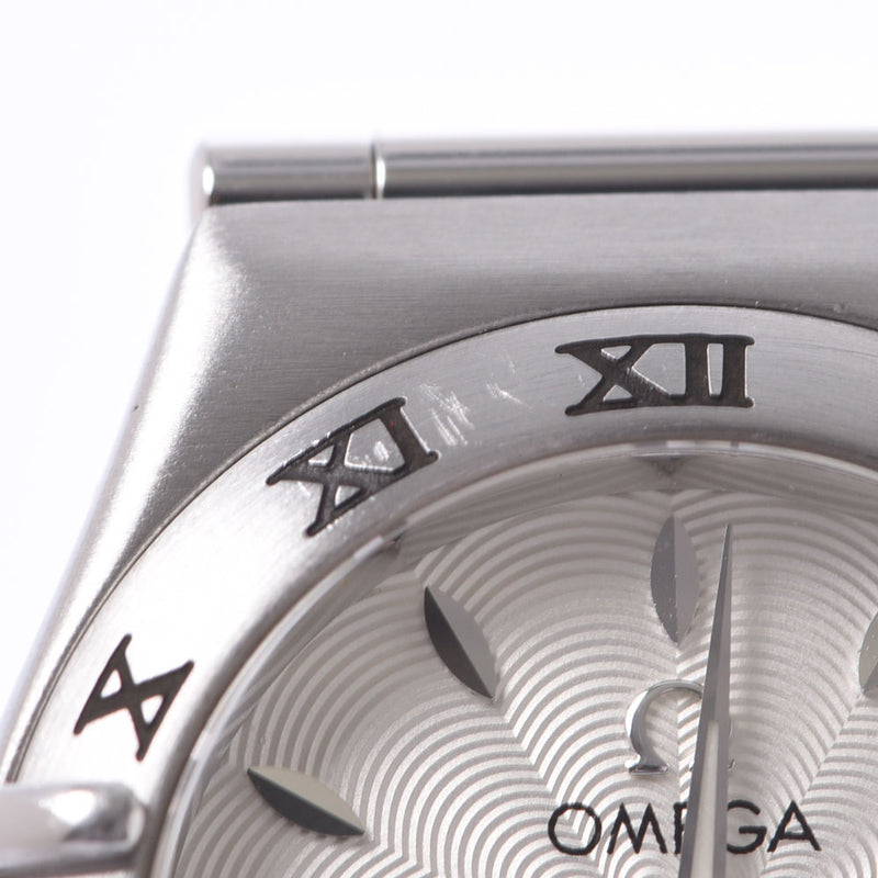 OMEGA オメガ コンステレーション ミニ 1562.31 レディース SS 腕時計 クオーツ シルバー文字盤 ABランク 中古 銀蔵