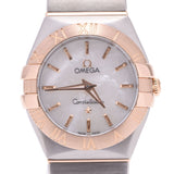 OMEGA Omega Constellation Blush 123.20.24.60.05.001 Ladies SS / PG Watch Quartz Shell Dial A Rank Used Ginzo