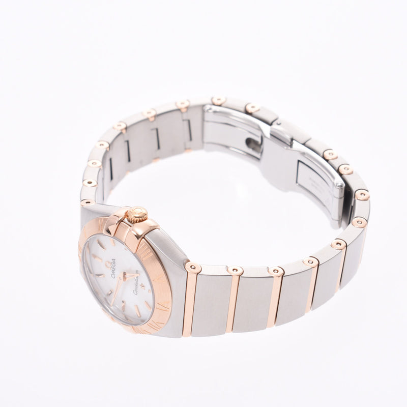 OMEGA Omega Constellation Blush 123.20.24.60.05.001 Ladies SS / PG Watch Quartz Shell Dial A Rank Used Ginzo