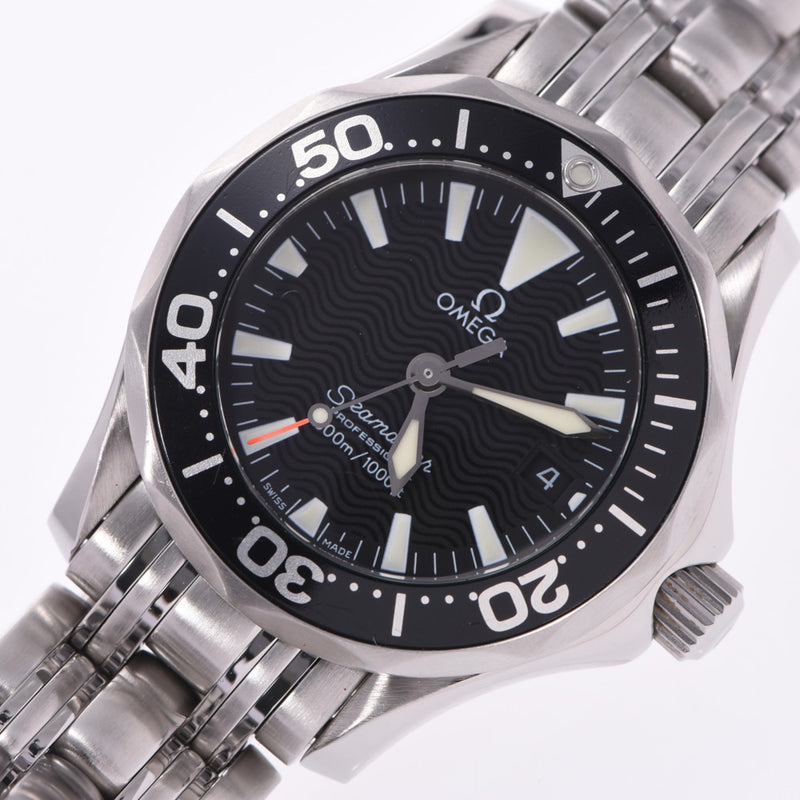 OMEGA Omega Simster Professional 300 m, 2282.50 Ladies SS, the black, the black, the black, the A-rank, used silver.