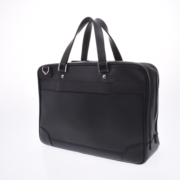 LOUIS VUITTON Louis Vuitton Taiga Alexander 2WAY Bag Ardoise (Black) M31162 Men's Leather Business Bag B Rank Used Ginzo