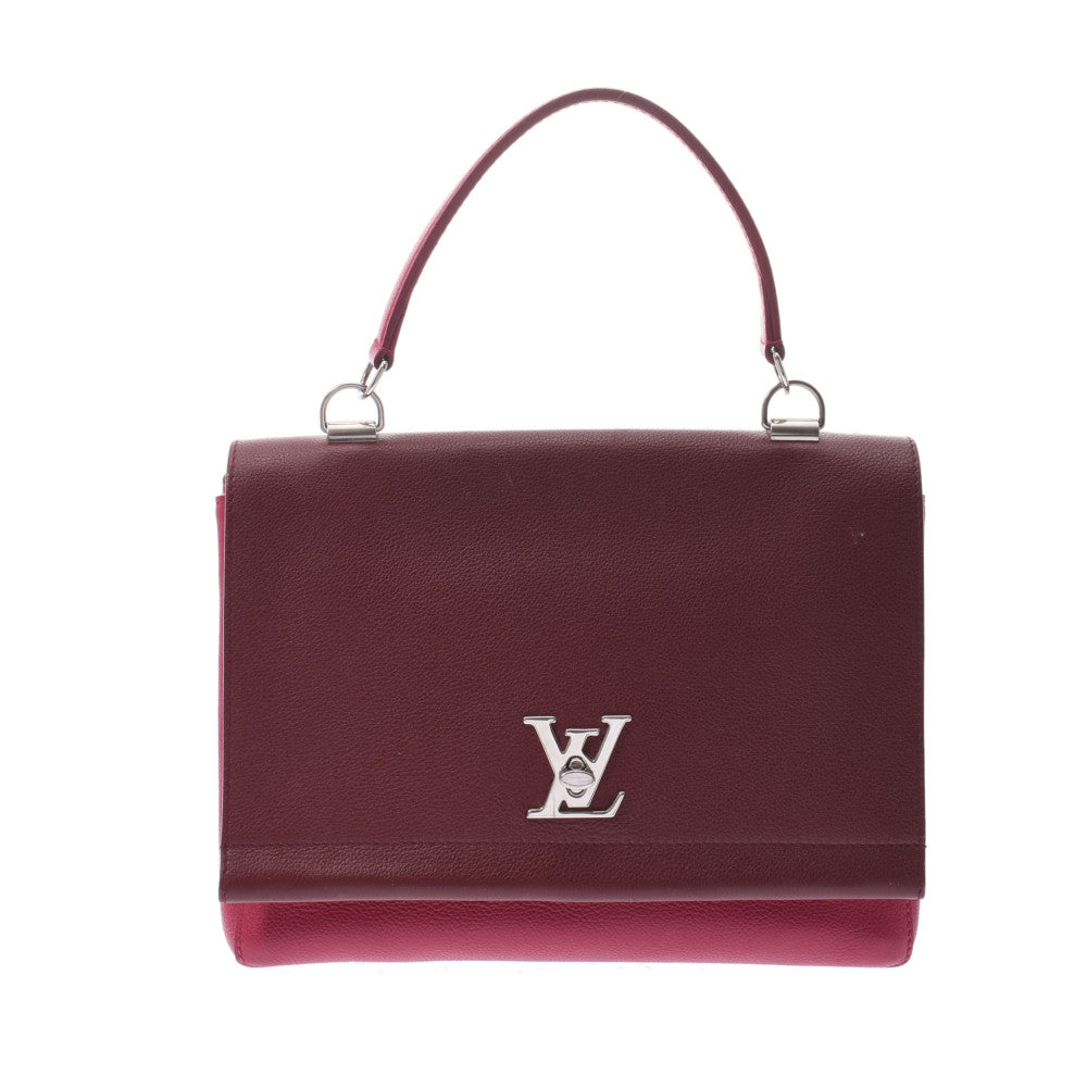 ルイヴィトン ハンドバッグ ロックミ―Ⅱ BB  M51201 ピンク シルバー金具 レザー LOUIS VUITTON  | ブランド 手持ち バック 鞄 チェーン レディース ビトン ABランク
