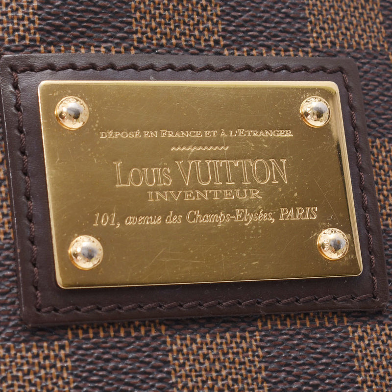 LOUIS VUITTON Louis Vuitton Damier Hampstead PM Brown N51205 Ladies Handbag B Rank Used Ginzo