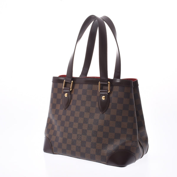 LOUIS VUITTON Louis Vuitton Damier Hampstead PM Brown N51205 Ladies Handbag B Rank Used Ginzo