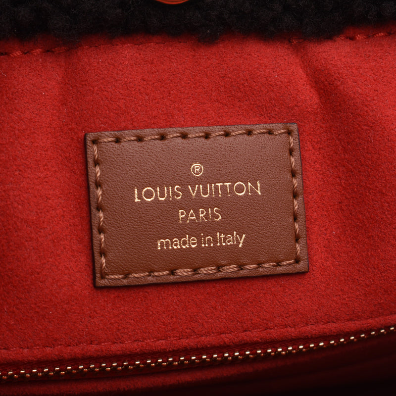 LOUIS VUITTON Louis Vuitton, GM Monogram, Teddy, Teddy, Dark, Brown × Ivory × Brown M55420 Ladyse, Theater Unused Bag Bag