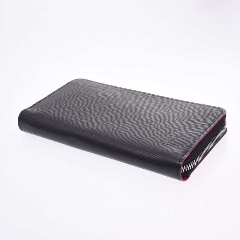 LOUIS VUITTON ルイヴィトンエピジッピーウォレットノワール / hot pink M64838 ユニセックスエピレザー long wallet-free silver storehouse