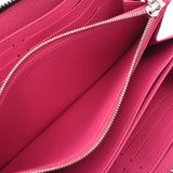 LOUIS VUITTON ルイヴィトンエピジッピーウォレットノワール / hot pink M64838 ユニセックスエピレザー long wallet-free silver storehouse