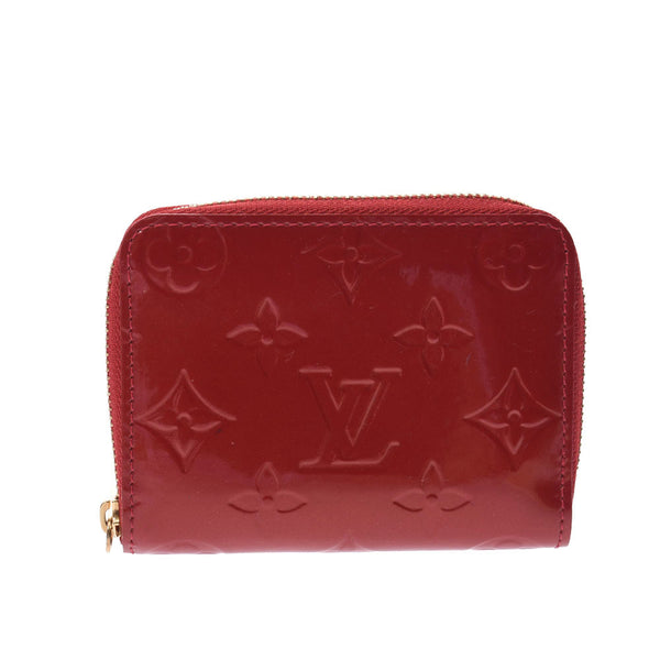 LOUIS VUITTON ルイヴィトンヴェルニジッピーコインパースポムダムール M93608 unisex coin case B rank used silver storehouse