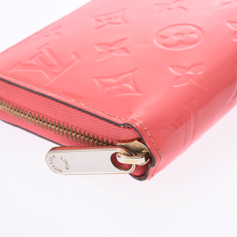 LOUIS VUITTON Louis Vuitton Verni Zippy Wallet Rose Rich M93202 Ladies Long Wallet B Rank Used Ginzo