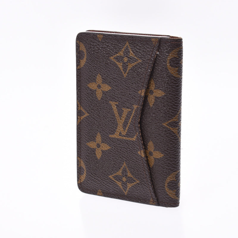 LOUIS VUITTON ルイヴィトン モノグラム オーガナイザー ドゥポッシュ ブラウン M60502 ユニセックス パスケース ABランク 中古 銀蔵