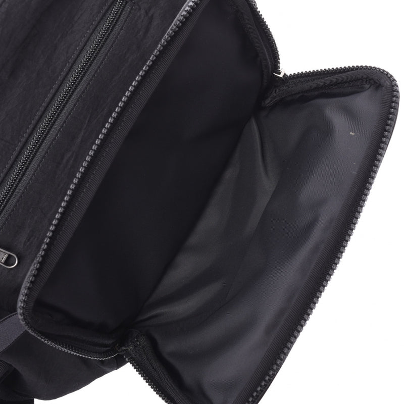 GUCCI Gucci十字路口带黑色536842 Unisex Nylon Bodybag A Rank使用银器