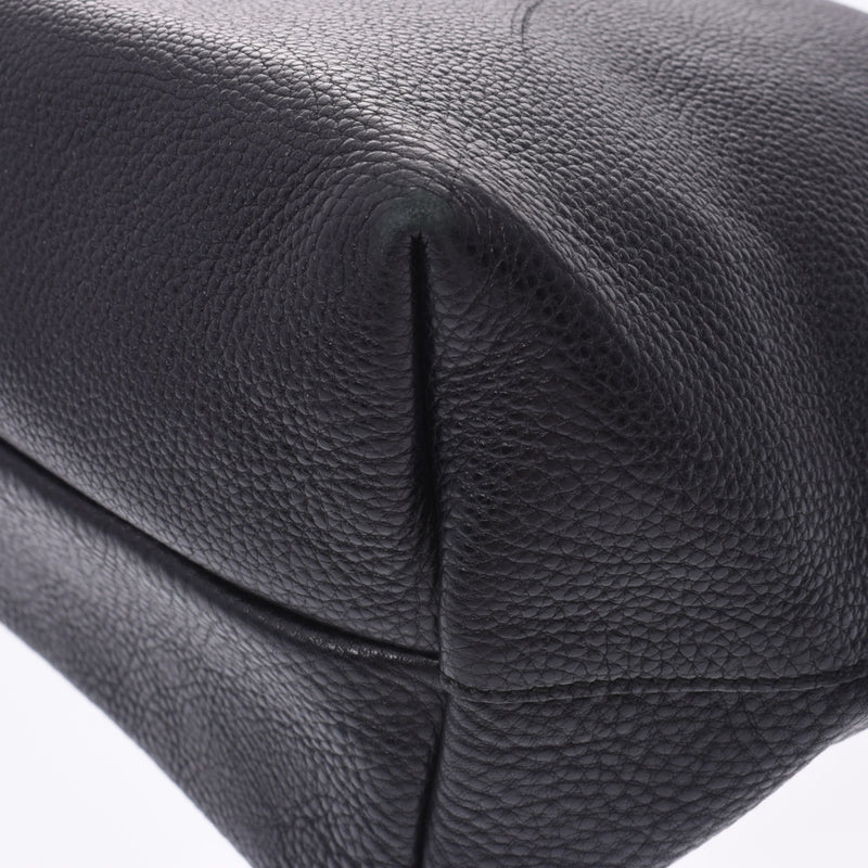 萨尔瓦多菲拉格慕菲拉格慕Gancini金属配件黑色妇女的围巾手提袋b等级使用银股票