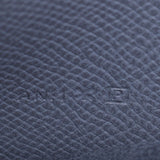 爱马仕爱马仕议程蓝色链接银金属配件□p加盖(大约2012年)男女皆宜的Vaux爱普生笔记本封面和一个全新的銀蔵