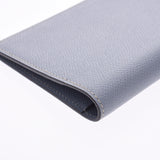 爱马仕爱马仕议程蓝色链接银金属配件□p加盖(大约2012年)男女皆宜的Vaux爱普生笔记本封面和一个全新的銀蔵