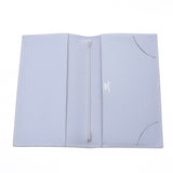 爱马仕爱马仕议程蓝色链接银金属配件□p加盖(大约2012年)男女皆宜的Vaux爱普生笔记本封面和一个全新的銀蔵