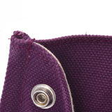HERMES Hermes Cannes PM purple unisex canvas handbag A rank used silver storehouse