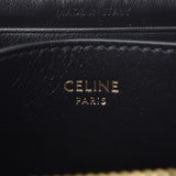 CELINE セリーヌコンパクトジップドウォレット coin purse quilting black 10B663BFL.38NO Lady's calf coin case-free silver storehouse