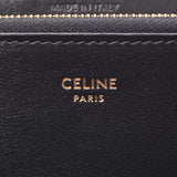 Celine Celine round zip Zip Wallet Black Zip calf Wallet