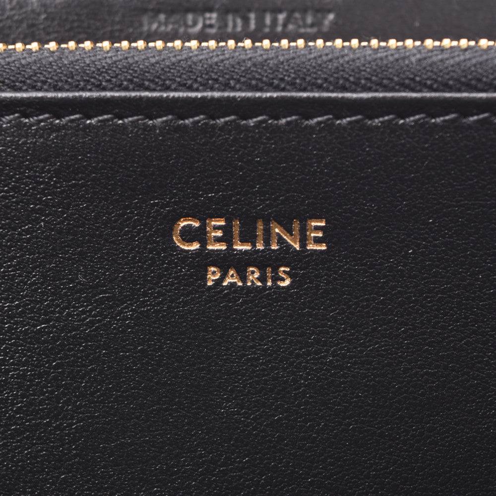 セリーヌキルティング ラウンドファスナー長財布 黒 レディース 長財布 CELINE – 銀蔵オンライン