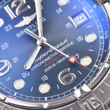 BREITLING BREITING A Super Ocean A179C66PFA Men' s watch, automatic winding, blue, blue, A rank, used, used silver.