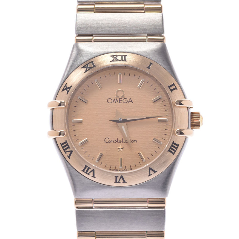 OMEGA Omega Constellation Mini 1262.10 Ladies SS/YG Watch Quartz Champagne Dial AB Rank Used Ginzo