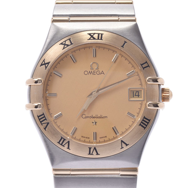 OMEGA Omega Constellation 1212.10 Boys YG / SS Watch Quartz Gold Dial A Rank Used Ginzo