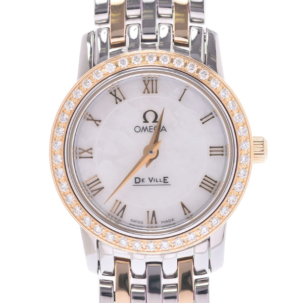 オメガデビル ベゼルダイヤ レディース 腕時計 4375.71 OMEGA 中古
