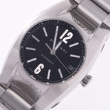 Bvlgari ergo egg35s Mens SS Watch automatic Retro Black Dial