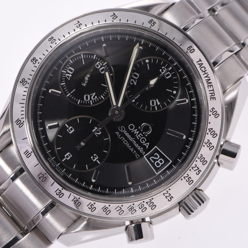 OMEGA Omega Speedmaster Date 3513.50 Men's SS Watch Automatic Black Dial A Rank Used Ginzo