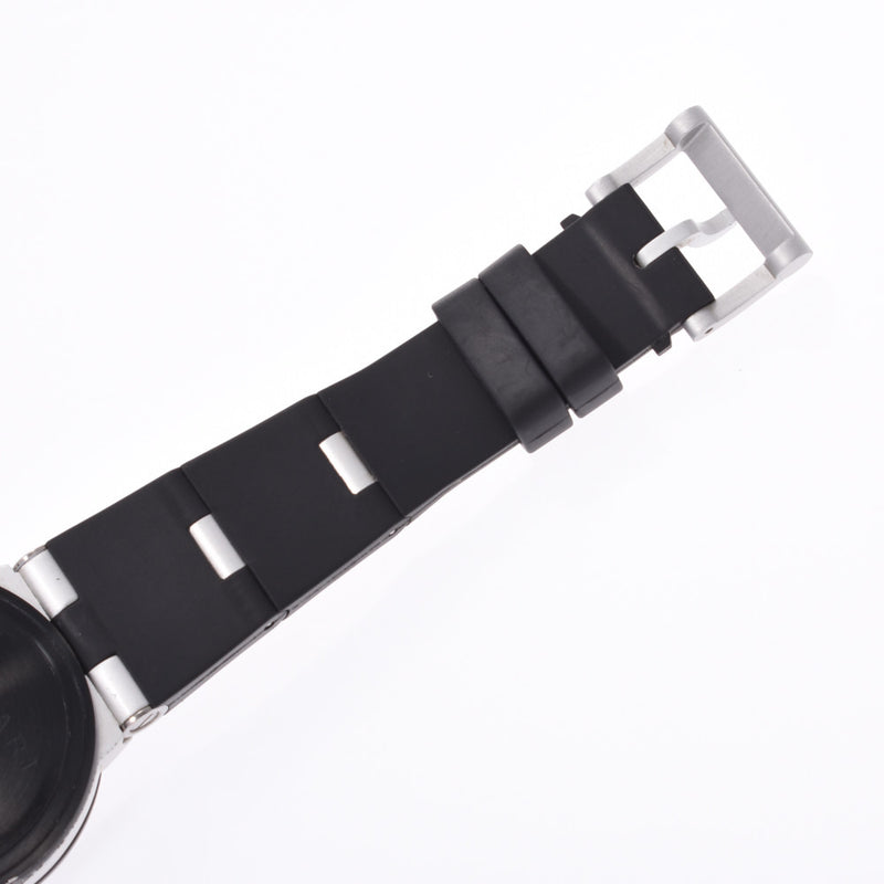 BVLGARI ブルガリ アルミニウム 38 AL38TA メンズ アルミ/ラバー 腕時計 自動巻き 黒文字盤 ABランク 中古 銀蔵