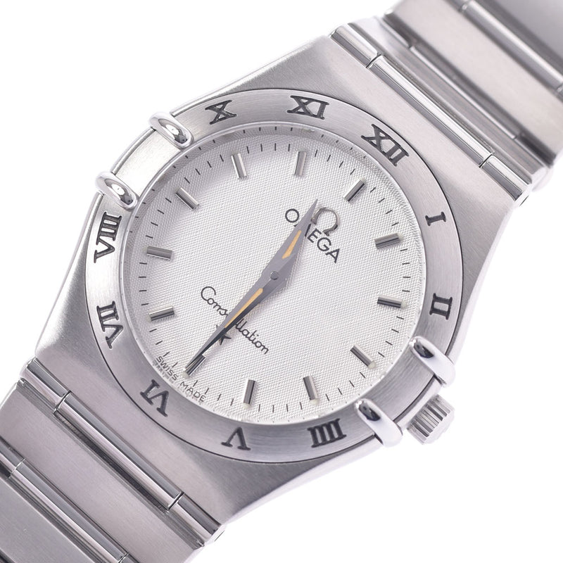 OMEGA Omega Constellation 1572.30 Ladies SS Watch Quartz White Dial AB Rank Used Ginzo