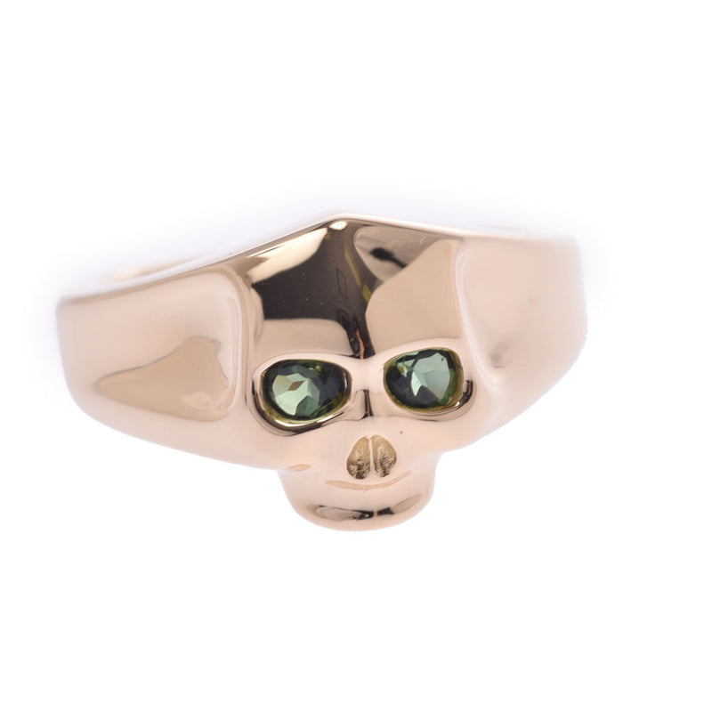 PUERTA DEL SOL Skull No. 7 Ladies K18YG Ring / Ring A Rank Used Ginzo