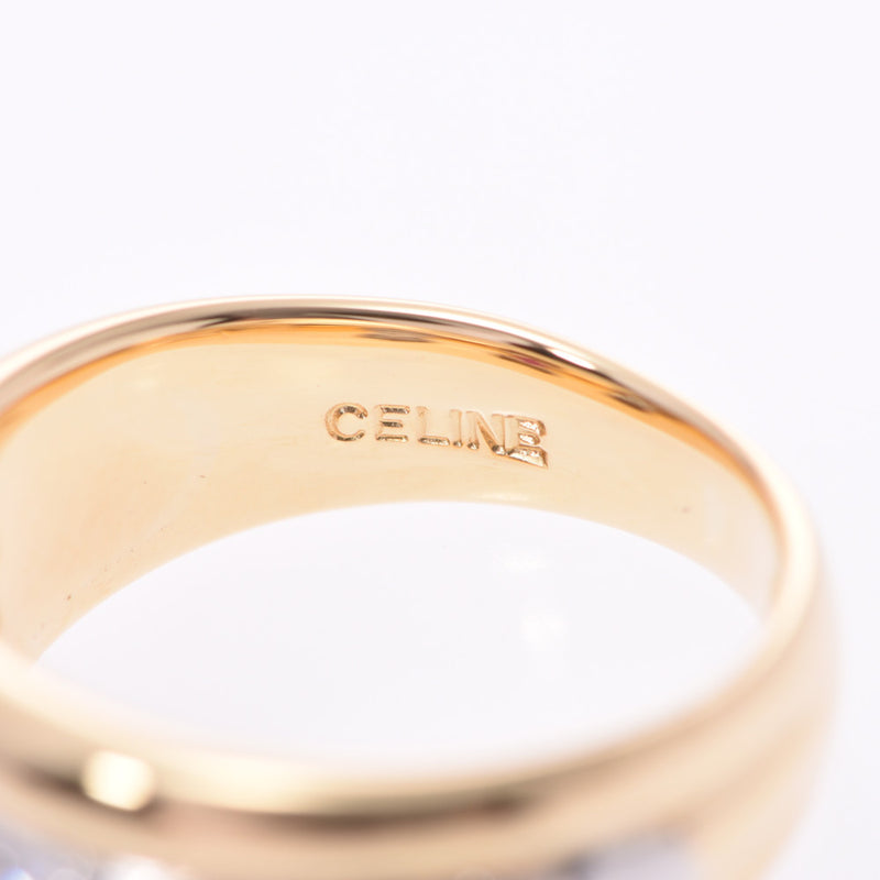 CELINE Celine 钻石 0.52ct 红宝石 0.03ct 8 中性 PT900/K18YG 戒指 A 级二手银藏
