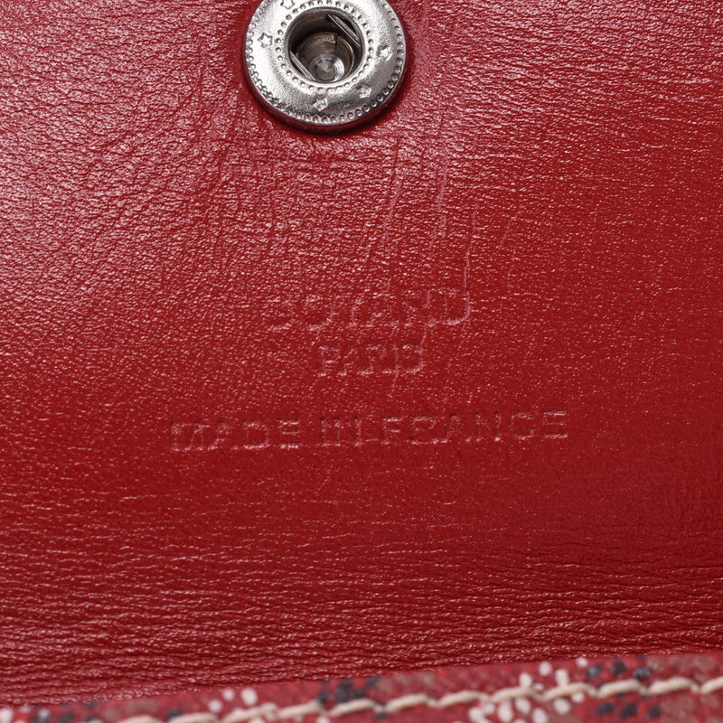 Goyard Goyard圣路易斯通用缩写红色男女皆宜PVC/皮革手提袋AB等级用银仓库