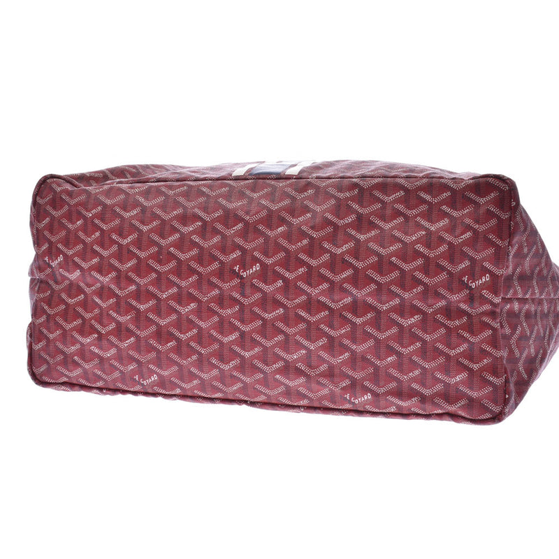 Goyard Goyard圣路易斯通用缩写红色男女皆宜PVC/皮革手提袋AB等级用银仓库