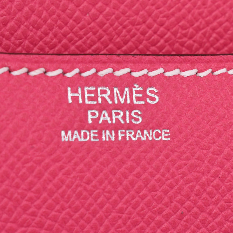 HERMES Hermes Constance 24 Rose Tilian Silver Fittings Q Engraved (c. 2013) Women's Voepson Shoulder Bag A Rank Used Ginzo