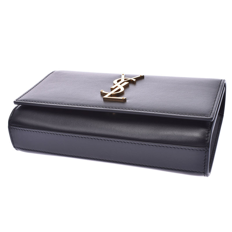 SAINT LAURENT Belt Bag Kate Body Bag Clutch Bag Black 534395DV70J1000 Ladies Calf Waist Bag Unused Ginzo