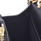 SAINT LAURENT chain wallet Kate black gold metal fittings 452159 ladies calf shoulder bag unused Ginzo
