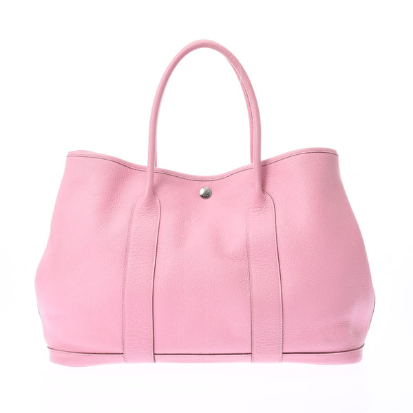 HERMES Hermes Garden Party 36 Tote Bag Pink □ O Engraved (Around 2011) Ladies Buffle Sindhu Handbag AB Rank Used Ginzo