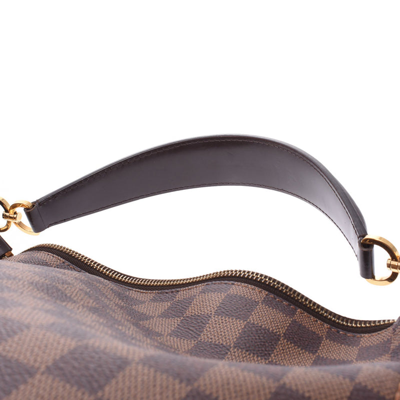 LOUIS VUITTON ルイヴィトンダミエポートベロー PM brown N41184 Lady's one shoulder bag A rank used silver storehouse
