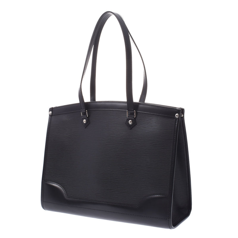 Black leather discount louis vuitton tote