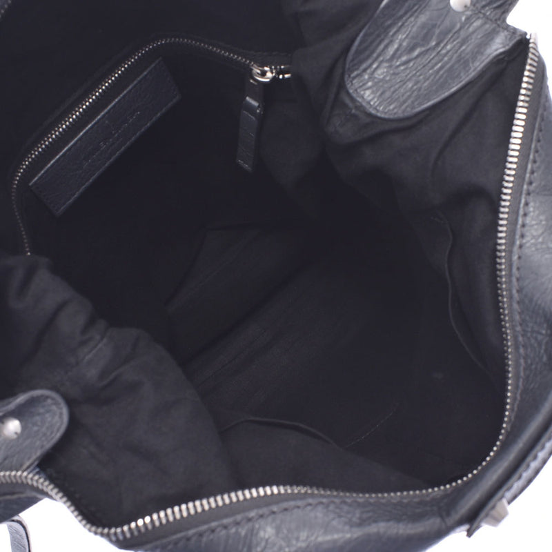 BALENCIAGA Balenciaga Classics Square 2WAY Bag Gray Silver Hardware Unisex Calf Handbag B Rank Used Ginzo