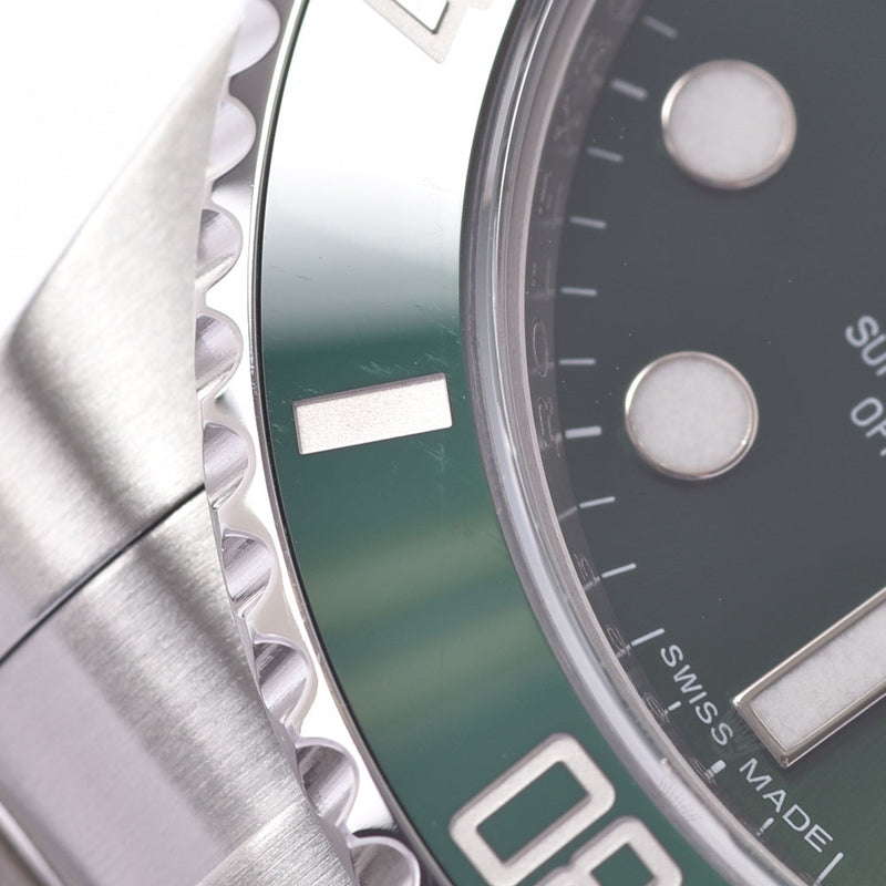 ROLEX Lorex Submarina 116610LV Men' s SS watch, automatic winding, green, A-rank, used, used silver.