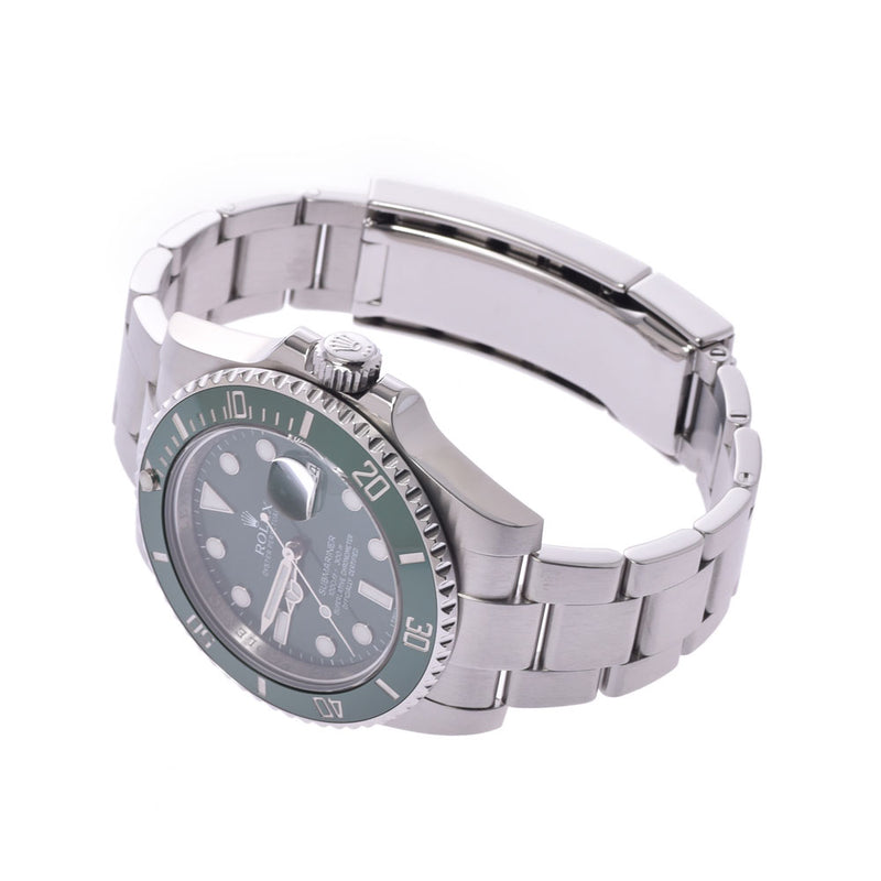 ROLEX Lorex Submarina 116610LV Men' s SS watch, automatic winding, green, A-rank, used, used silver.