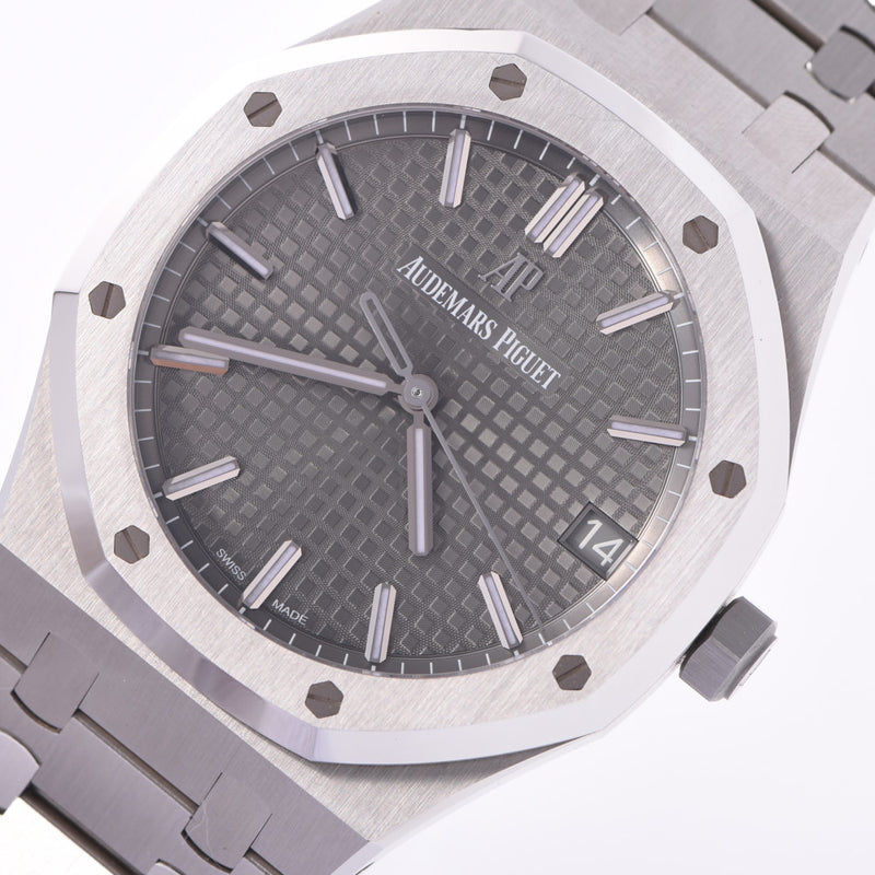 AUDEMARS PIGUET オーデマピゲ ロイヤルオーク 裏スケ 15500ST.OO.1220.ST.02 メンズ SS 腕時計 自動巻き グレー文字盤 新同 中古 銀蔵