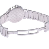 LOUIS VUITTON ルイヴィトン タンブール モノグラムスリム 8Pダイヤ メンズ Q13MJ レディース SS 腕時計 クオーツ シルバー文字盤 Aランク 中古 銀蔵