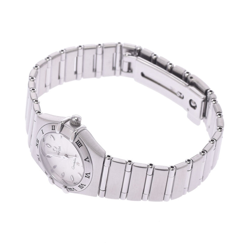 OMEGA Omega Constellation 1572.30 ladies SS watch Quartz silver dial a-rank used silver stock